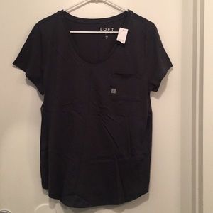 NWT Dark Grey Loft T-Shirt Large
